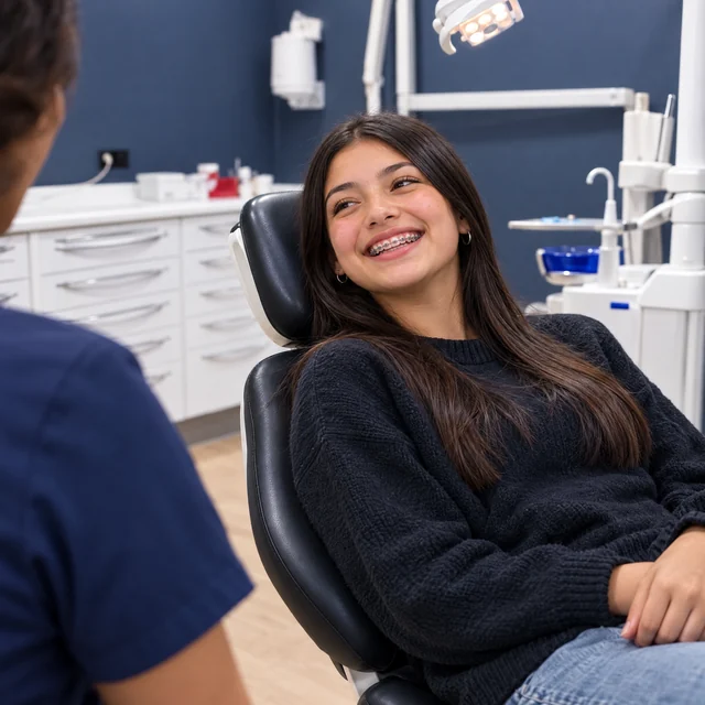 Ortodoncia con brackets infantil